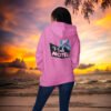 Pink Motel hoodie back view, Cherokee North Carolina