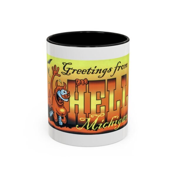 Greetings From Hell, Michigan mug