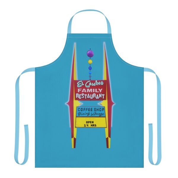 Cooking Apron: El Camino Restaurant Design, Gift for Chefs and Cooks