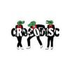 Retro Crocodisc ska music design sticker