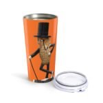Mr Peanut roadside sculpture tumbler