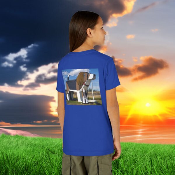 Dog Bark Park Cottonwood Idaho Sleep inside a giant beagle youth tee