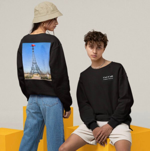 Paris, Texas youth sweatshirt back print