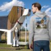 Dog Bark Park Cottonwood Idaho Sleep inside a giant beagle sweatshirt