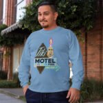 Tiki Motel long sleeve tee in Tucson, Arizona