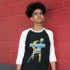 Moon Motel raglan t-shirt neon sign Howell New Jersey