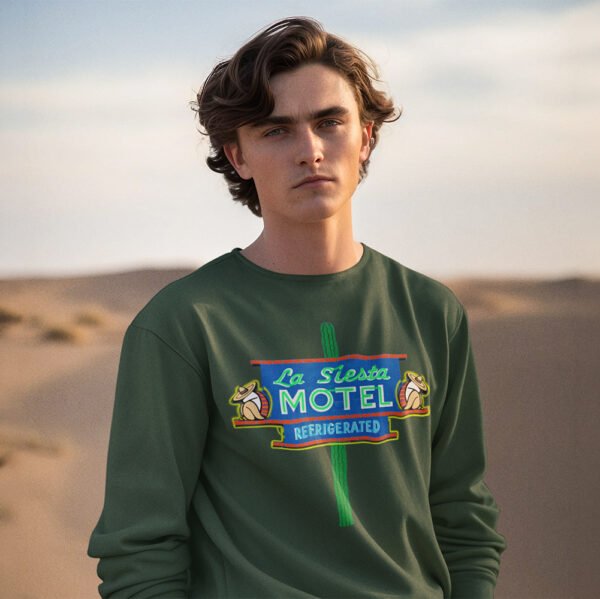 Vintage La Siesta Motel sweatshirt in Tucson Arizona