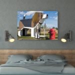 Dog Bark Park Cottonwood Idaho Sleep inside a giant beagle canvas wall art