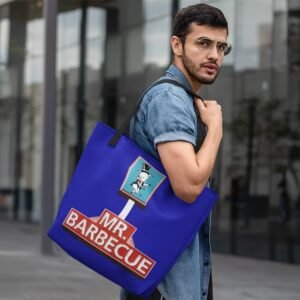 Mr. Barbecue sign tote bag in Winston-Salem NC